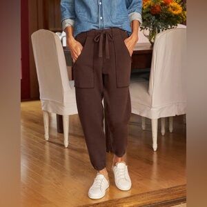 Frank & Eileen Eamon 100% Cotton Jogger Sweatpant in Brown Waist 30” Inseam 25”